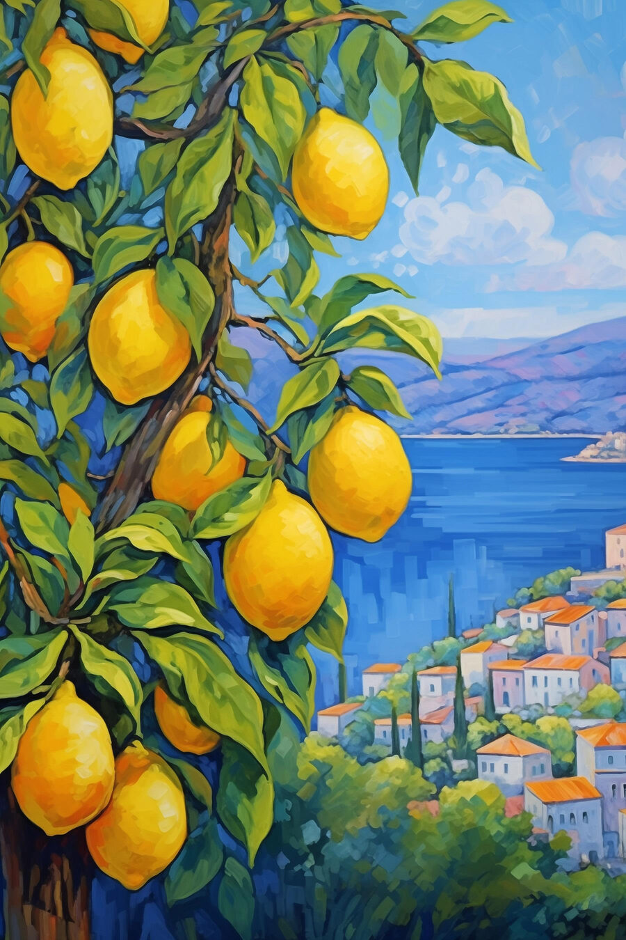 Limoni sopra il borgo — design completo