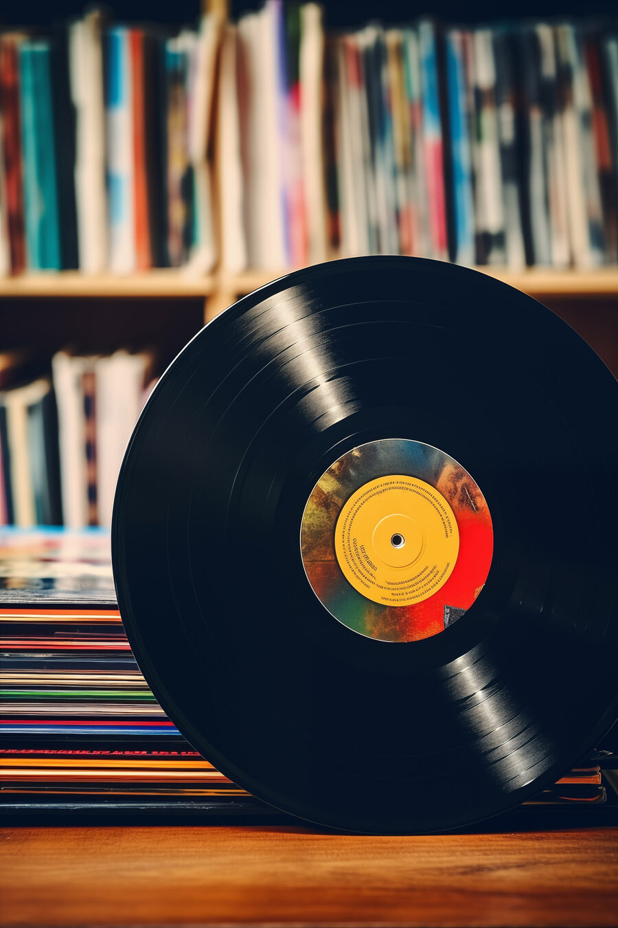 Vinile tra le copertine — design completo
