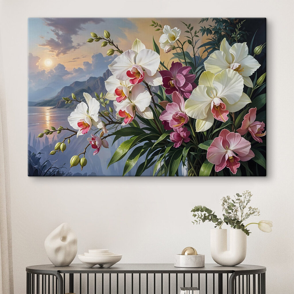 Orchidee davanti al lago — ambiente 2