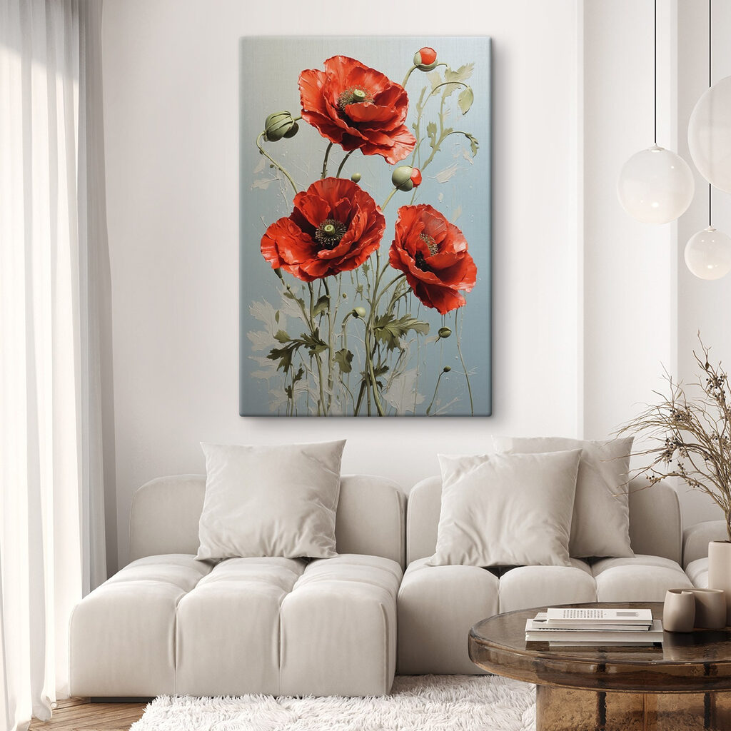 Papaveri in rosso arancio — ambiente 1