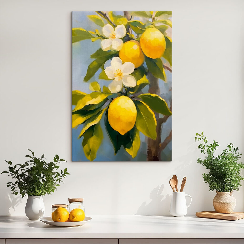 Limoni sotto fiori bianchi — ambiente 1
