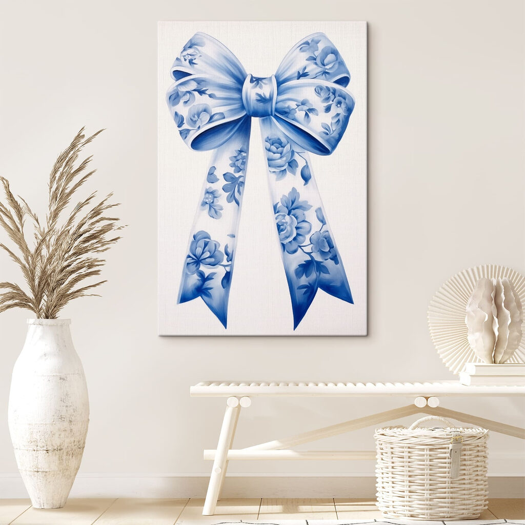 Fiocco con fiori blu — ambiente 1