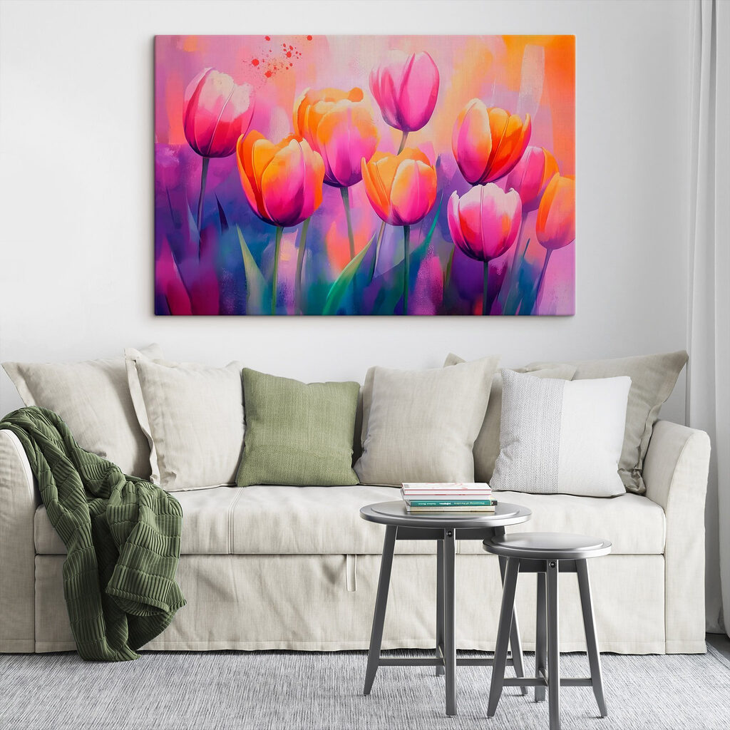 Tulipani nei colori solari — ambiente 2