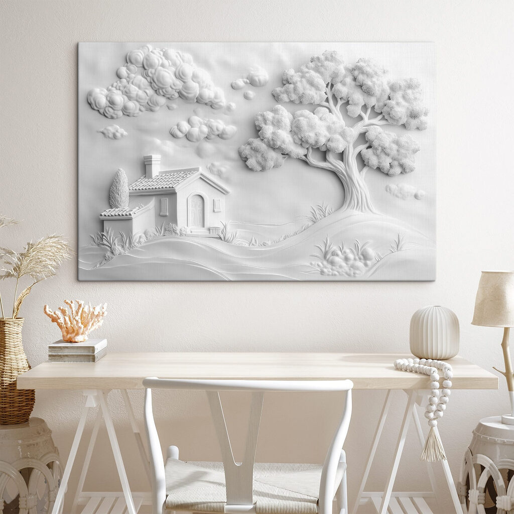 Casa bianca in fiore — ambiente 3