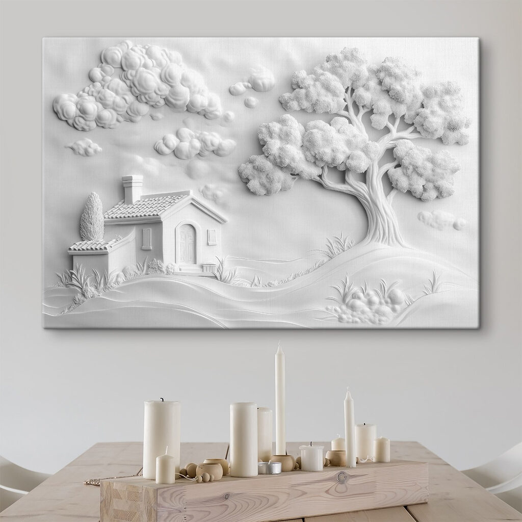 Casa bianca in fiore — ambiente 1