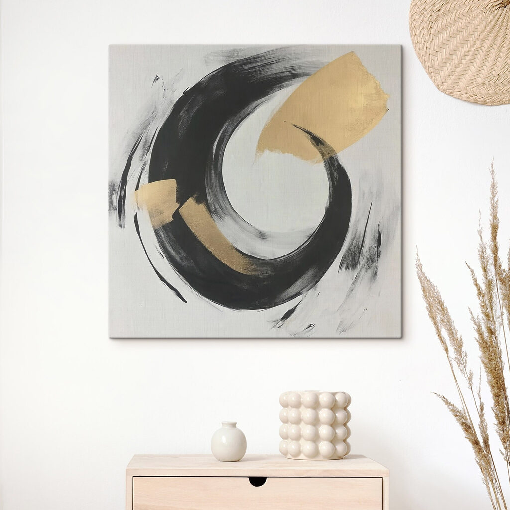 Cerchio nero e oro — ambiente 2