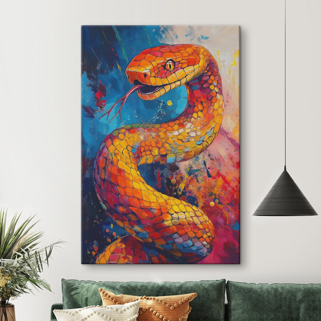 Serpente tra i colori — ambiente 1