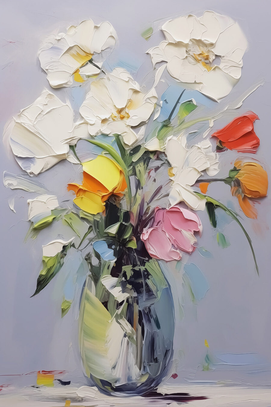 Bouquet di pennellate — design completo