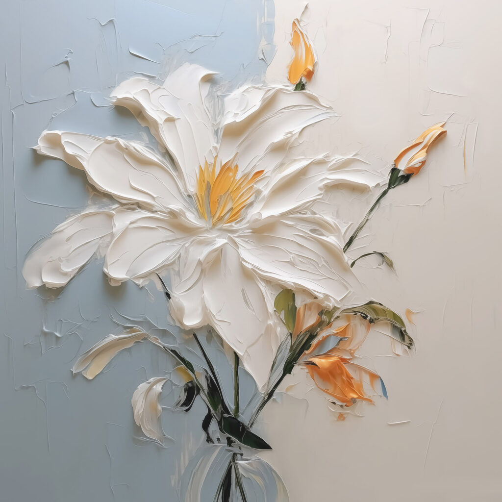 Giglio e boccioli — design completo