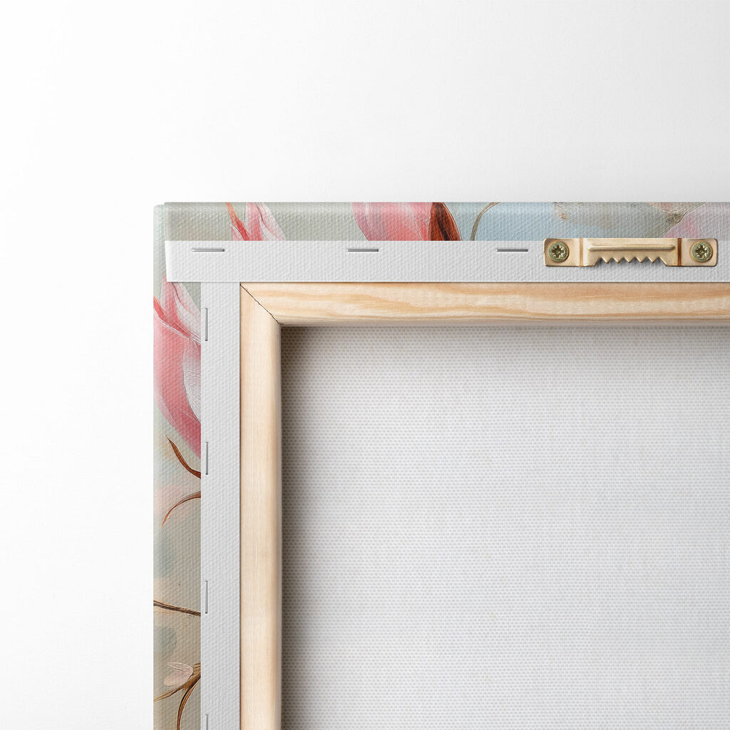 Fiori rosa su grigio — retro