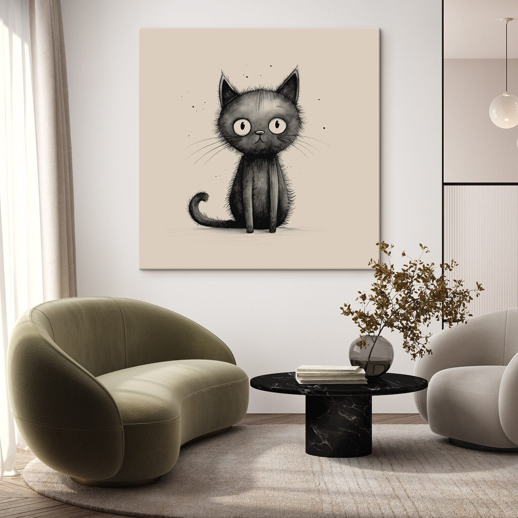 Gattino a linee sottili — ambiente 2