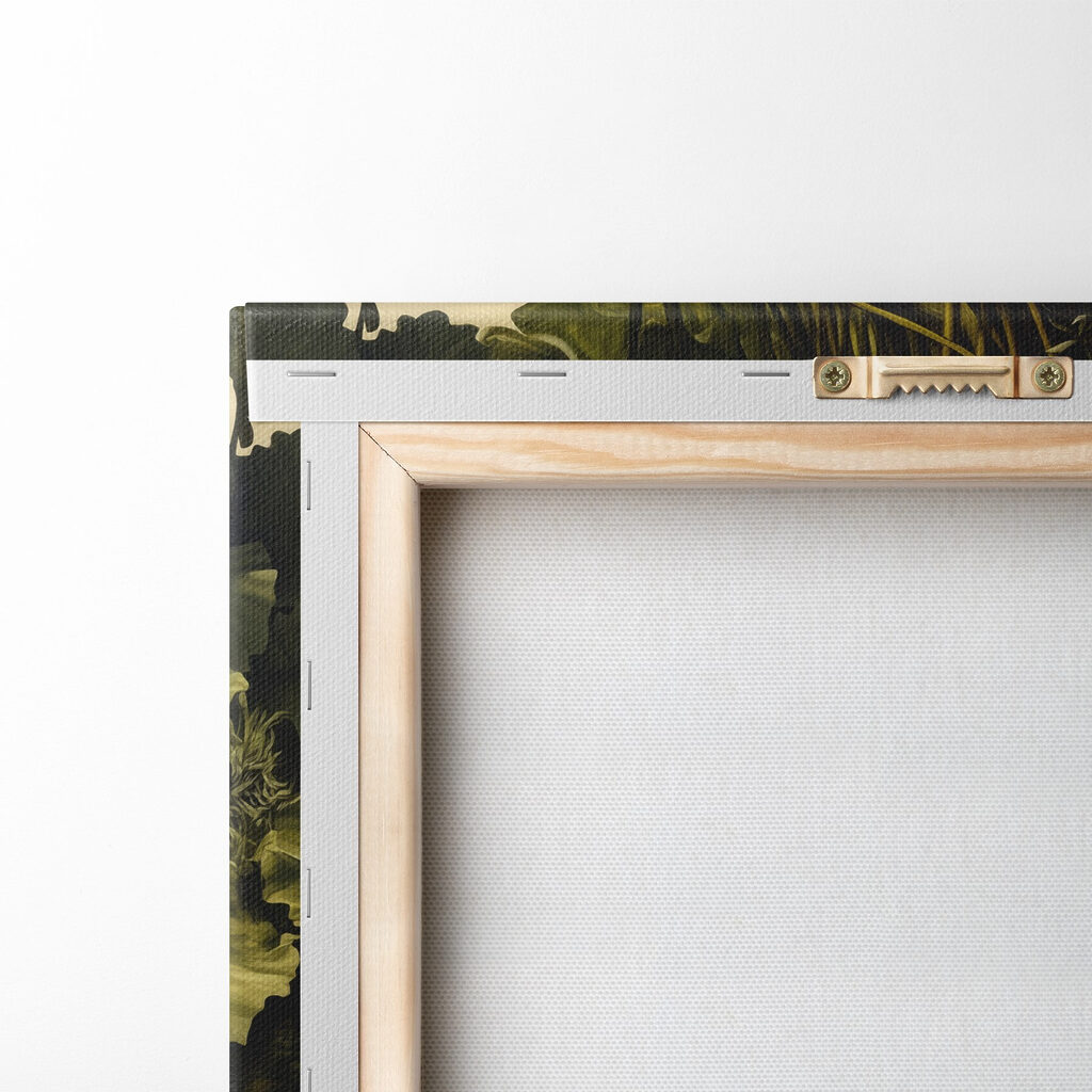 Airone in verde stagno — retro