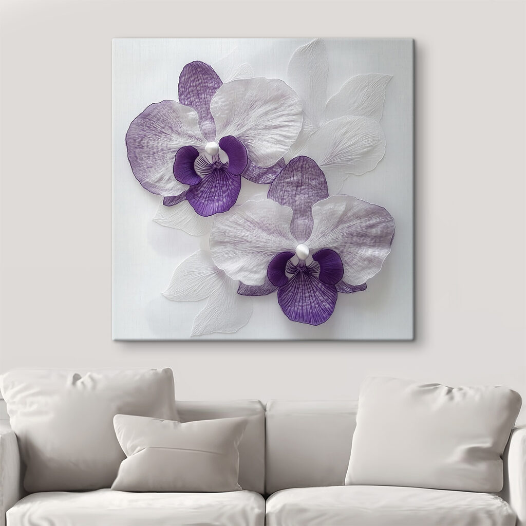 Orchidee con venature viola — ambiente 1