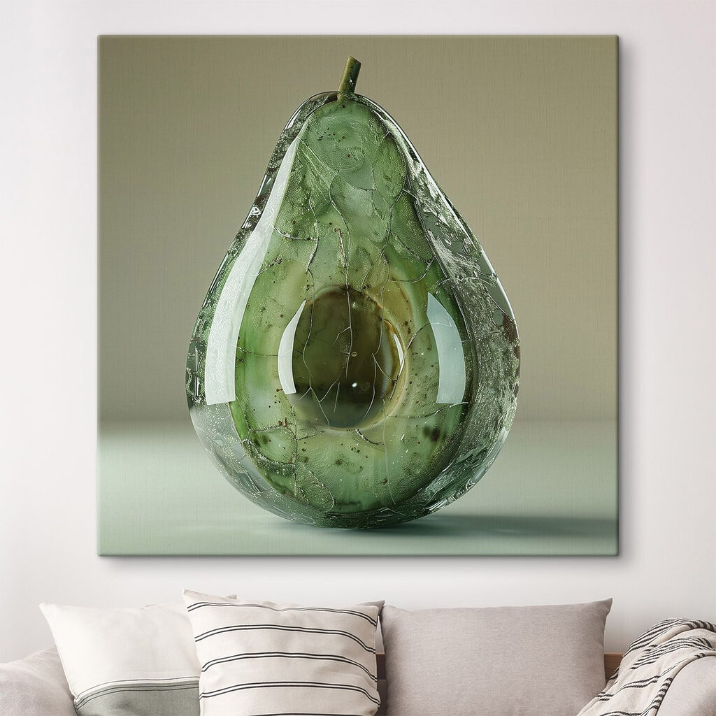 Avocado in verde lucido — ambiente 1