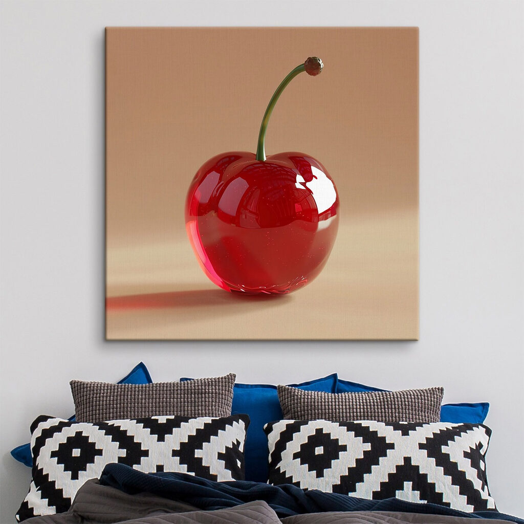 Ciliegia con riflessi rossi — ambiente 1