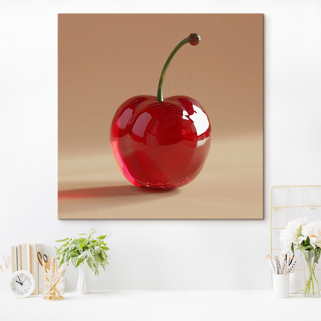 Ciliegia con riflessi rossi — ambiente 3