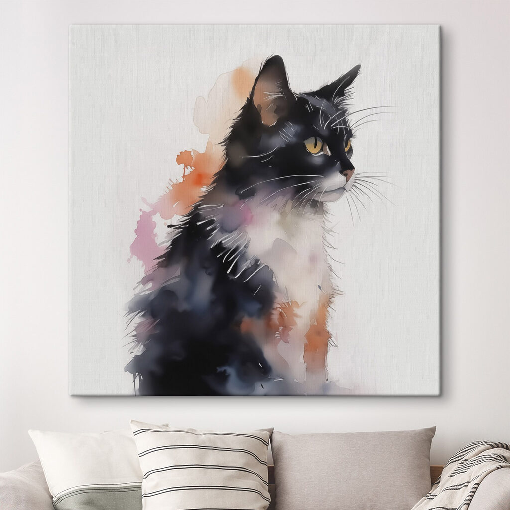 Gattino a macchie colorate — ambiente 1