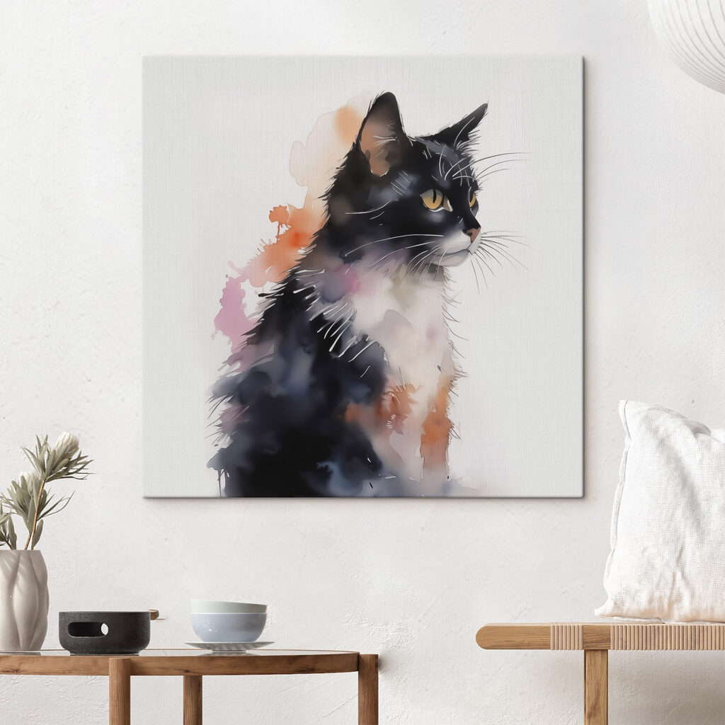 Gattino a macchie colorate — ambiente 2