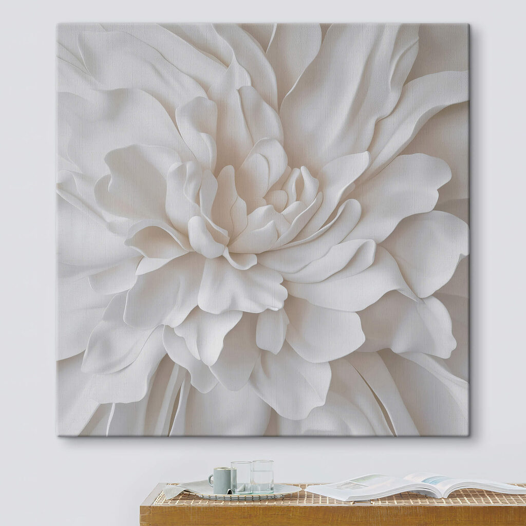 Petali bianchi aperti — ambiente 3