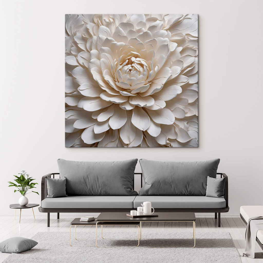 Peonia bianco avorio — ambiente 2