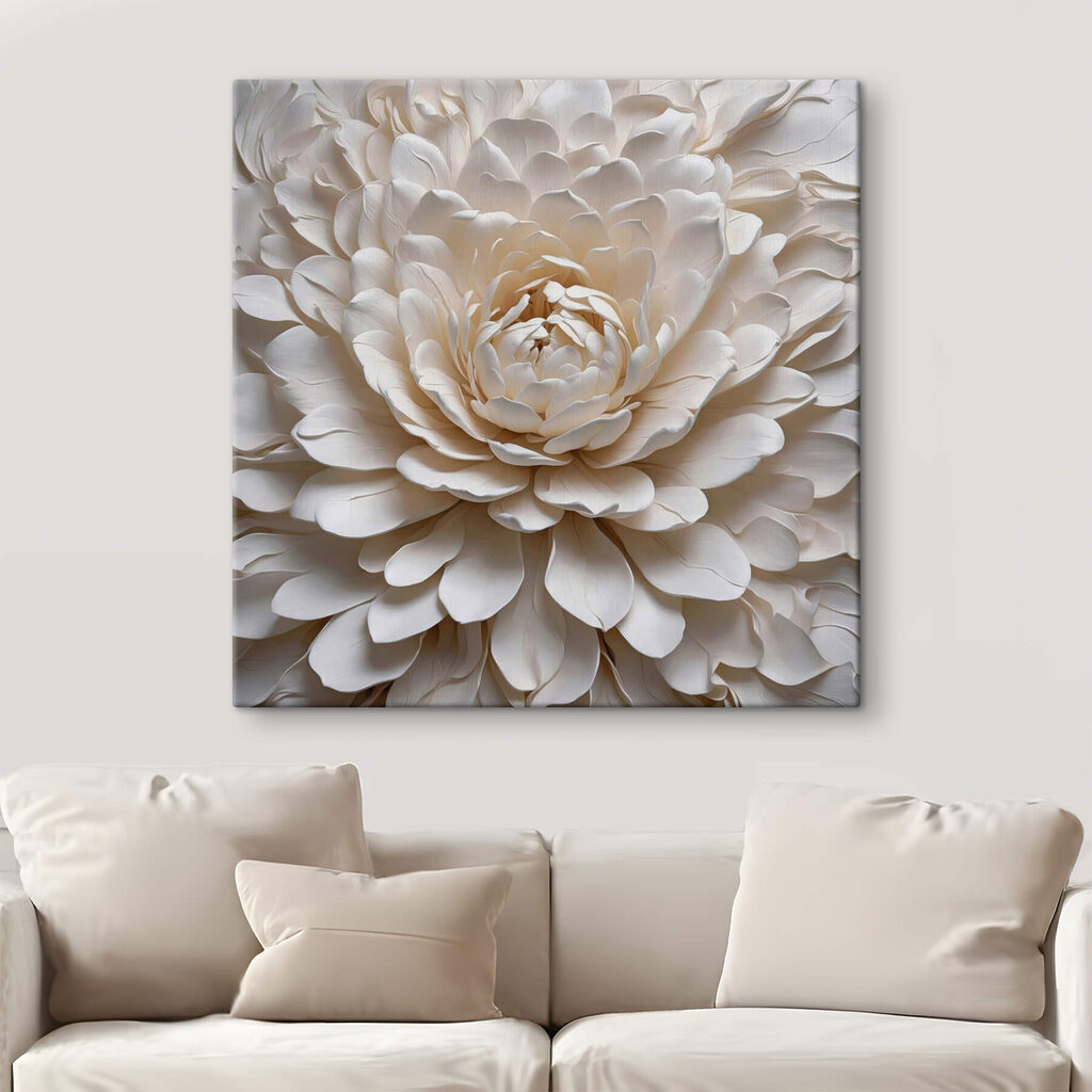 Peonia bianco avorio — ambiente 3