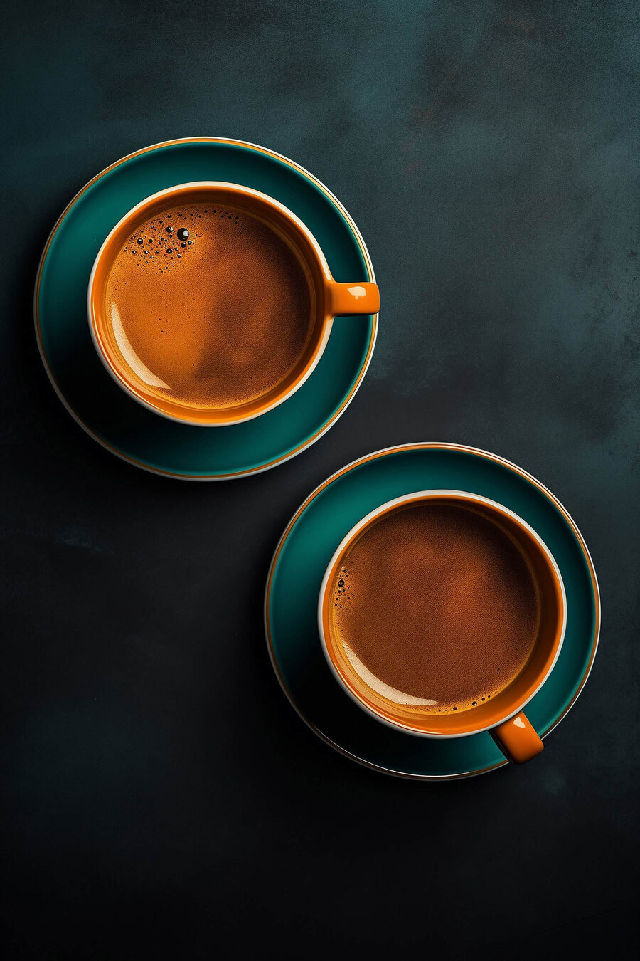 Due tazzine di caffè — design completo
