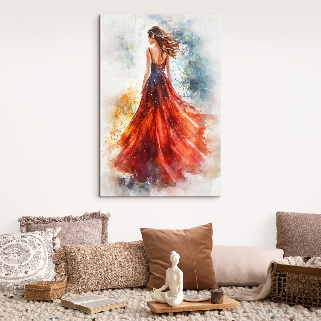 Abito rosso al vento — ambiente 1
