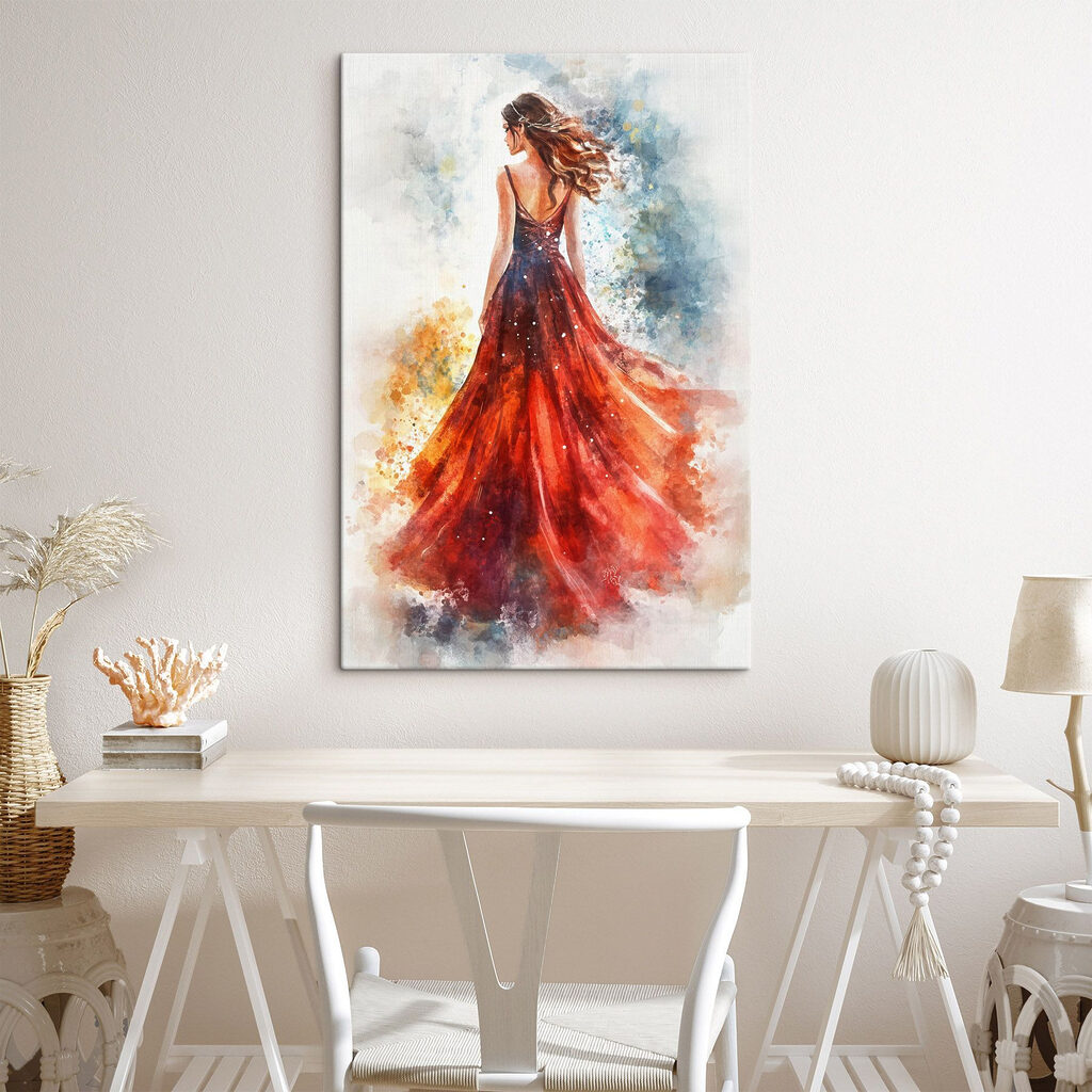 Abito rosso al vento — ambiente 2