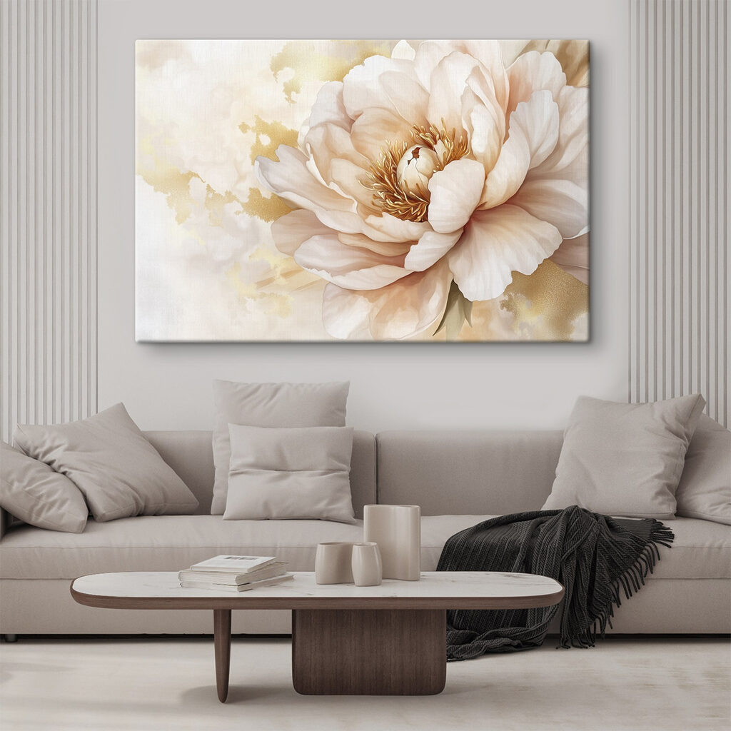 Peonia in macchie d’acquerello — ambiente 2