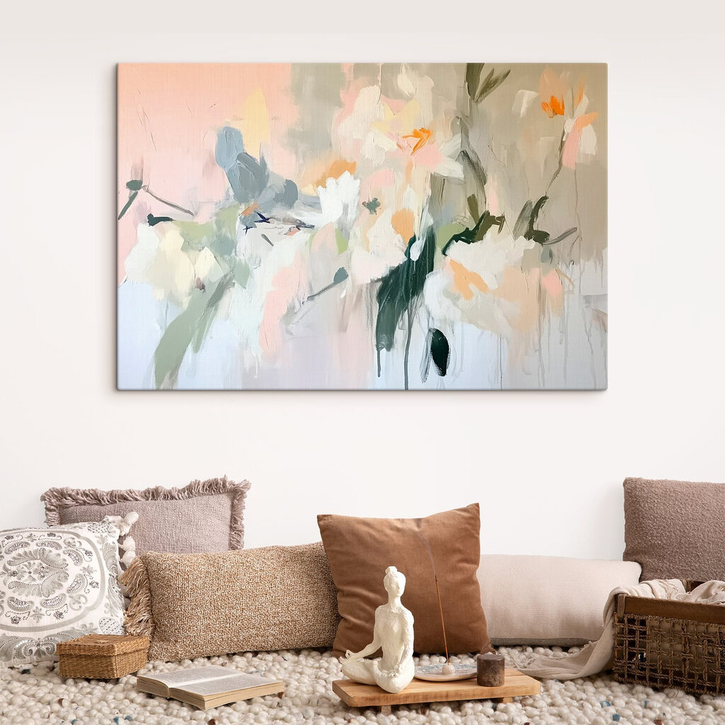 Tracce floreali colorate — ambiente 2