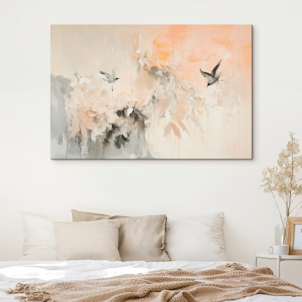 Uccelli tra tracce floreali — ambiente 2