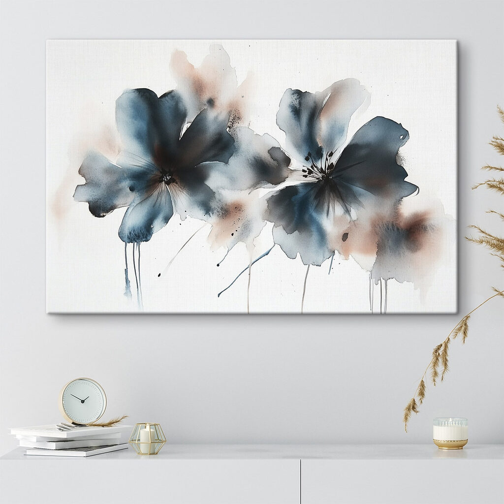 Due fiori a inchiostro — ambiente 2