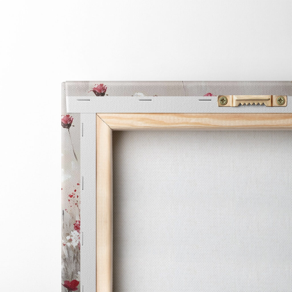 Fiori rossi tra bianchi — retro