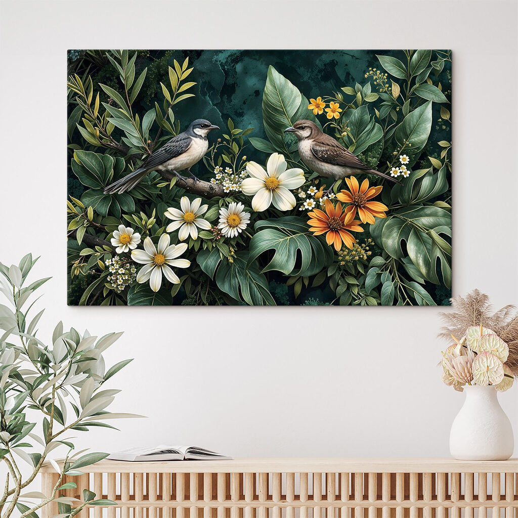 Uccellini in giardino — ambiente 2