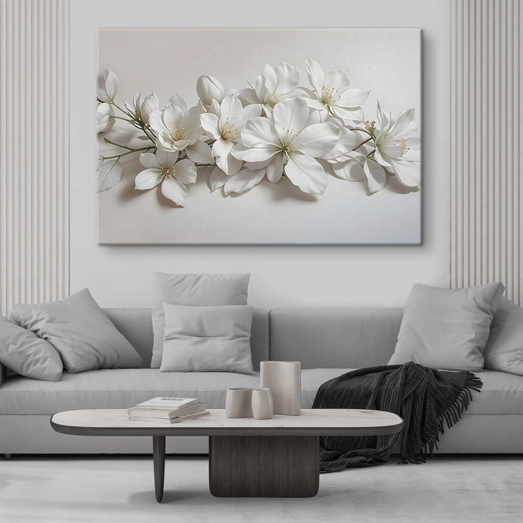 Ramo di fiori bianchi — ambiente 1