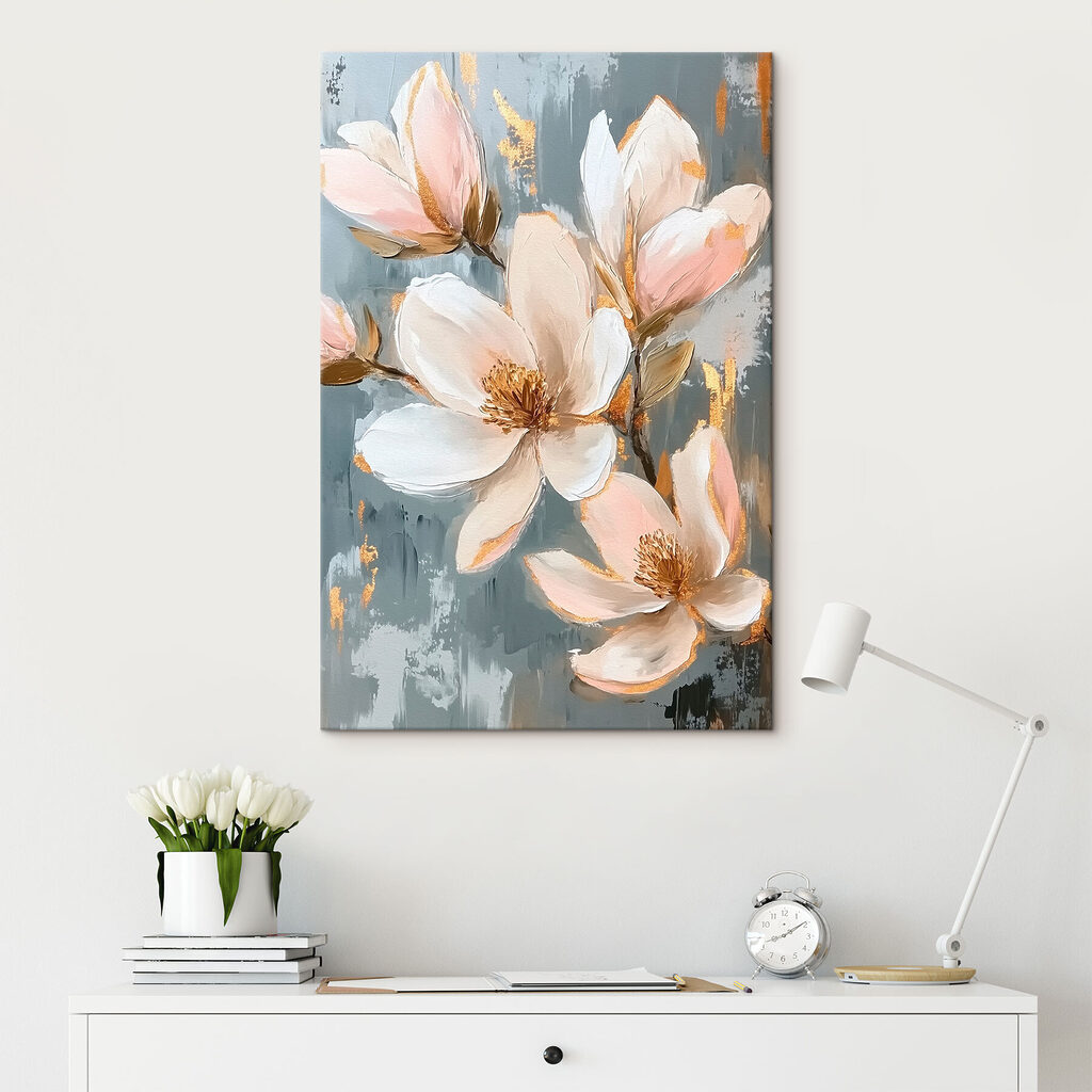 Magnolia su blu-grigio — ambiente 2