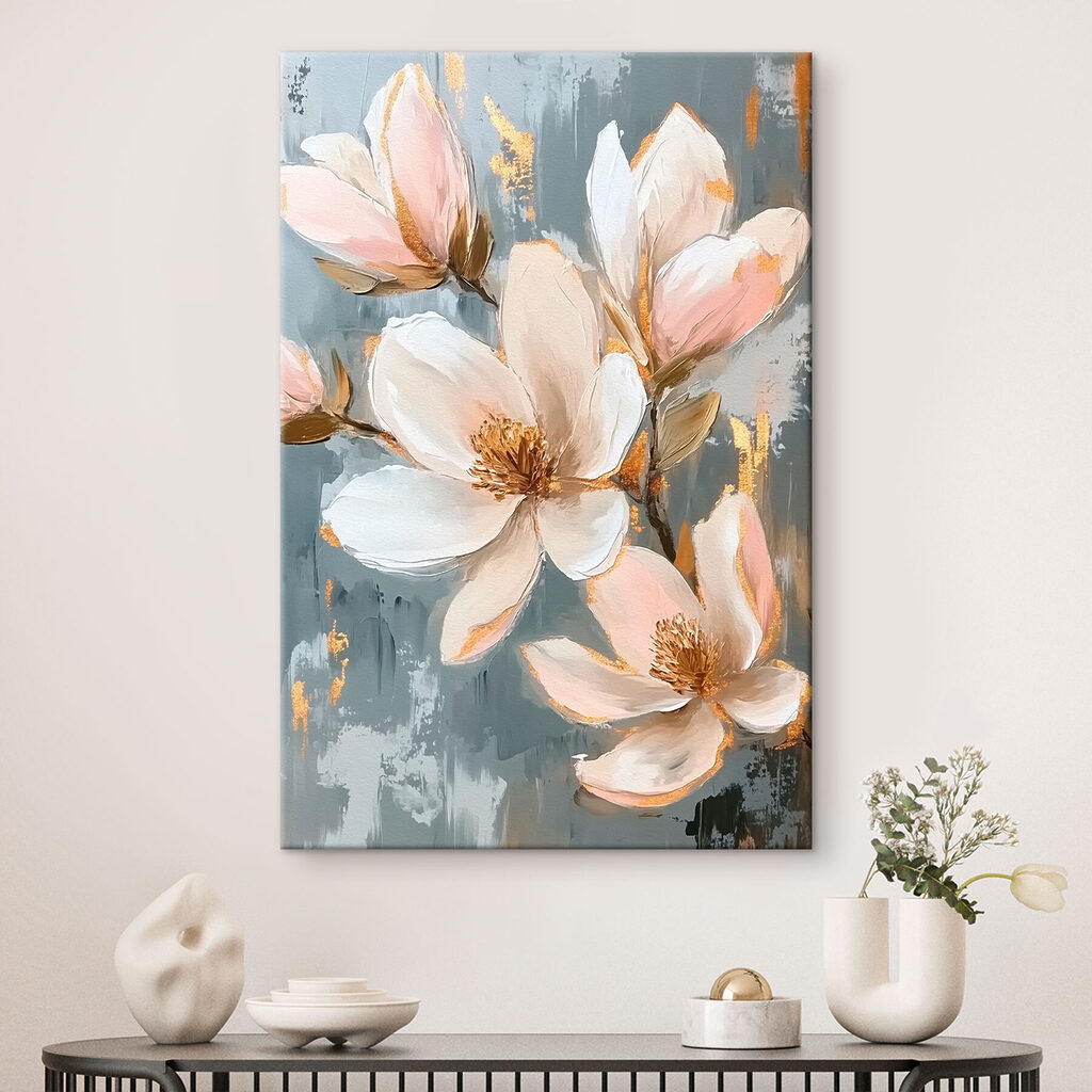 Magnolia su blu-grigio — ambiente 1