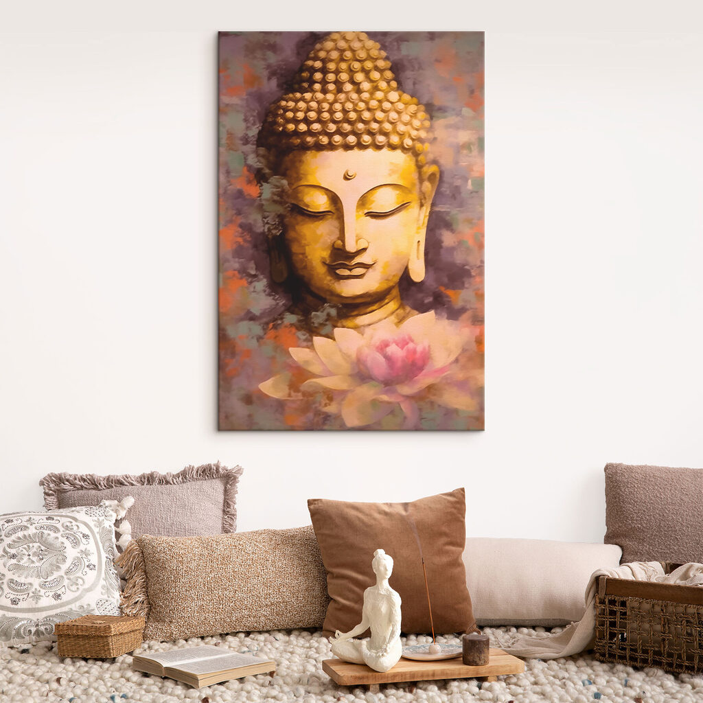 Buddha sul loto rosa — ambiente 1