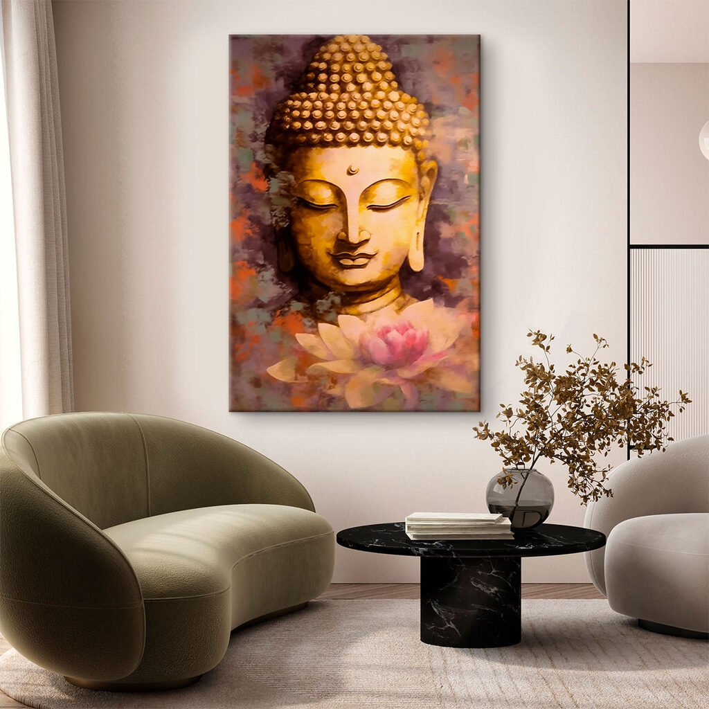 Buddha sul loto rosa — ambiente 2