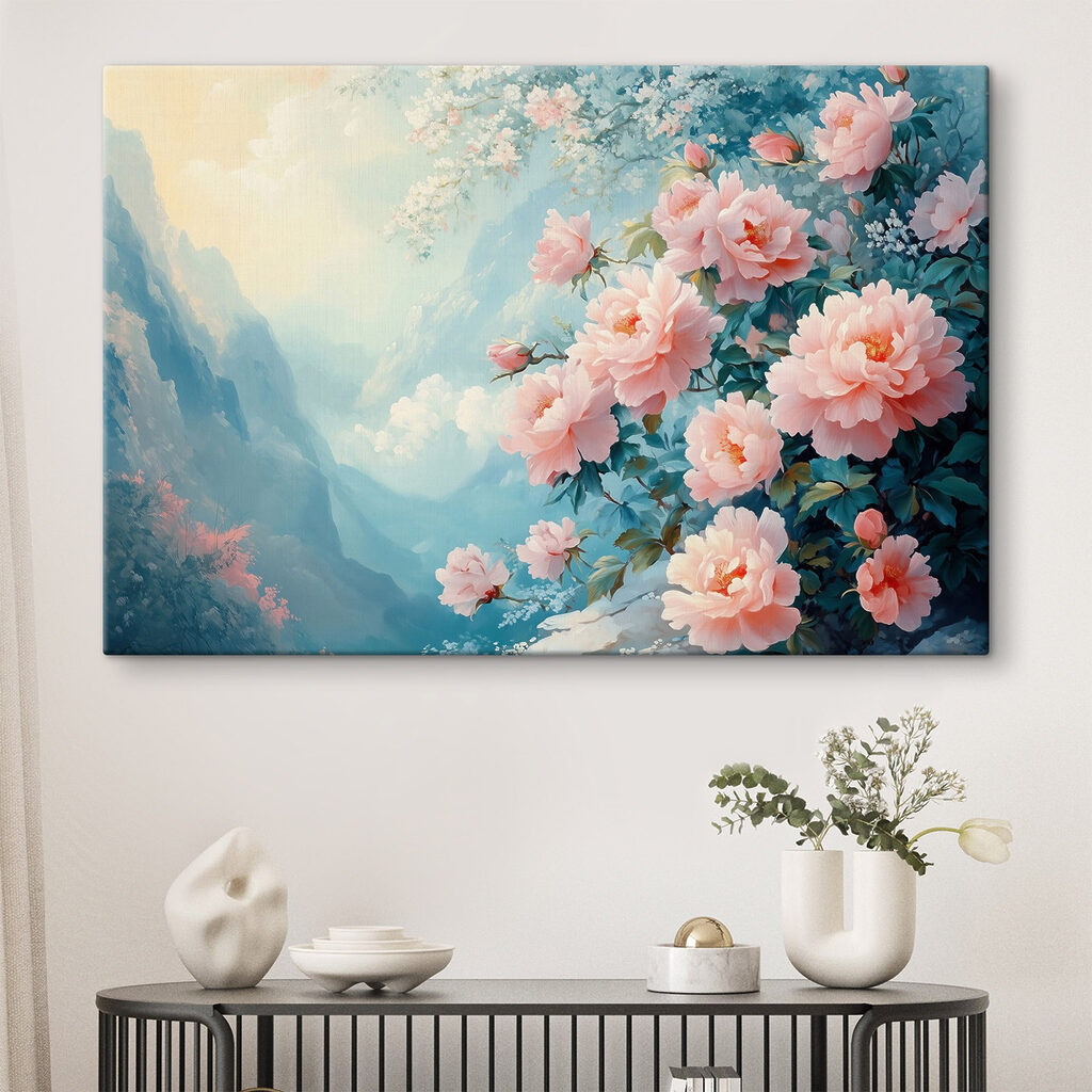 Rose rosa nella nebbia — ambiente 1
