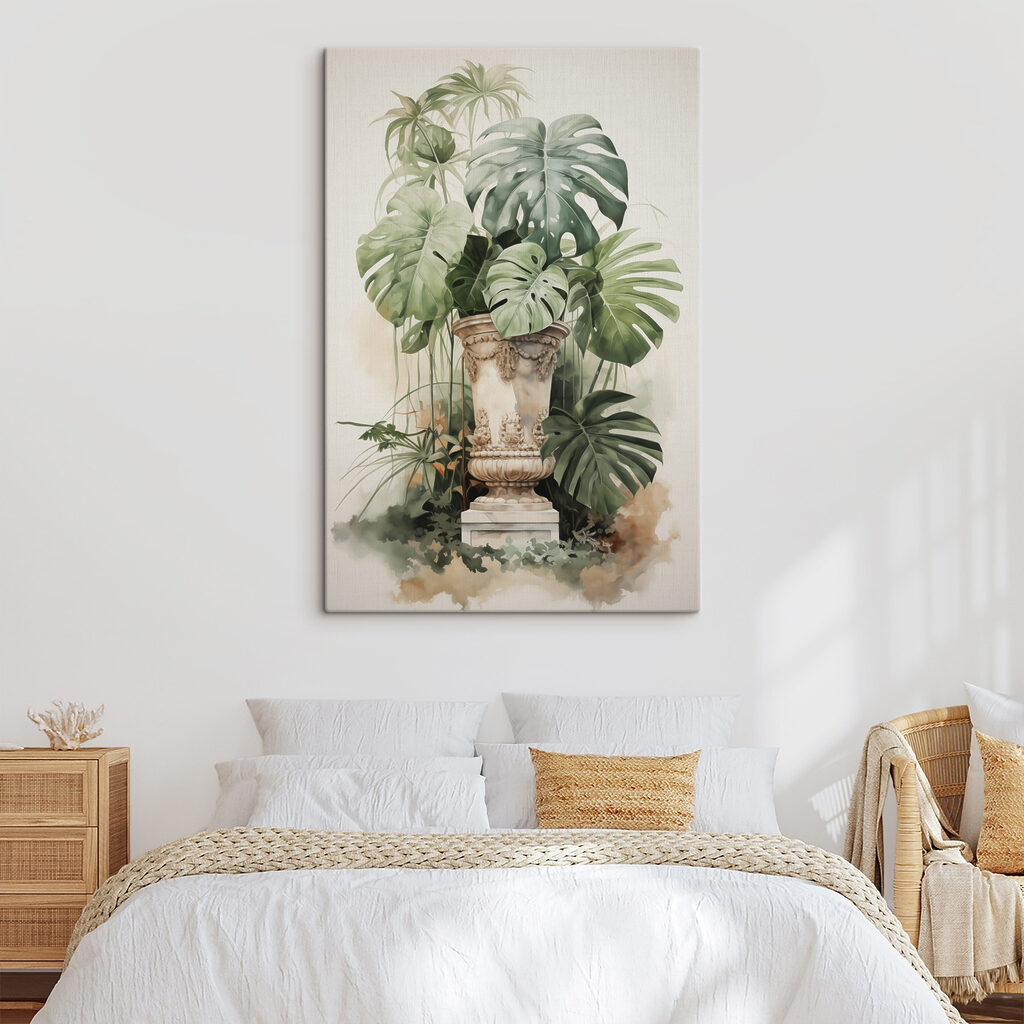 Monstera in vaso classico — ambiente 2