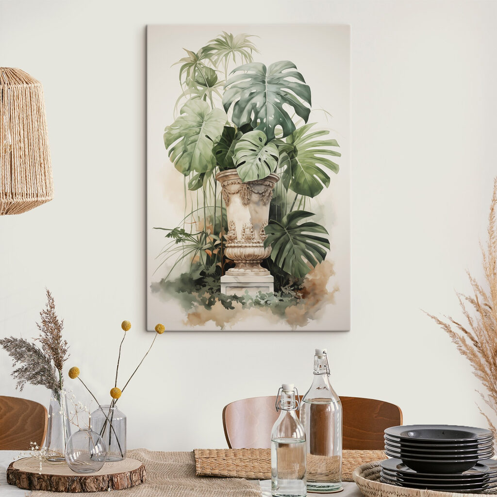 Monstera in vaso classico — ambiente 1