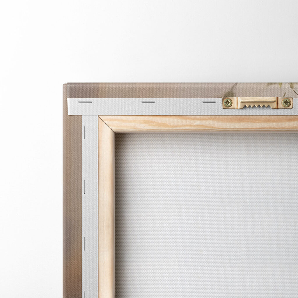Fiori bianchi in vaso — retro