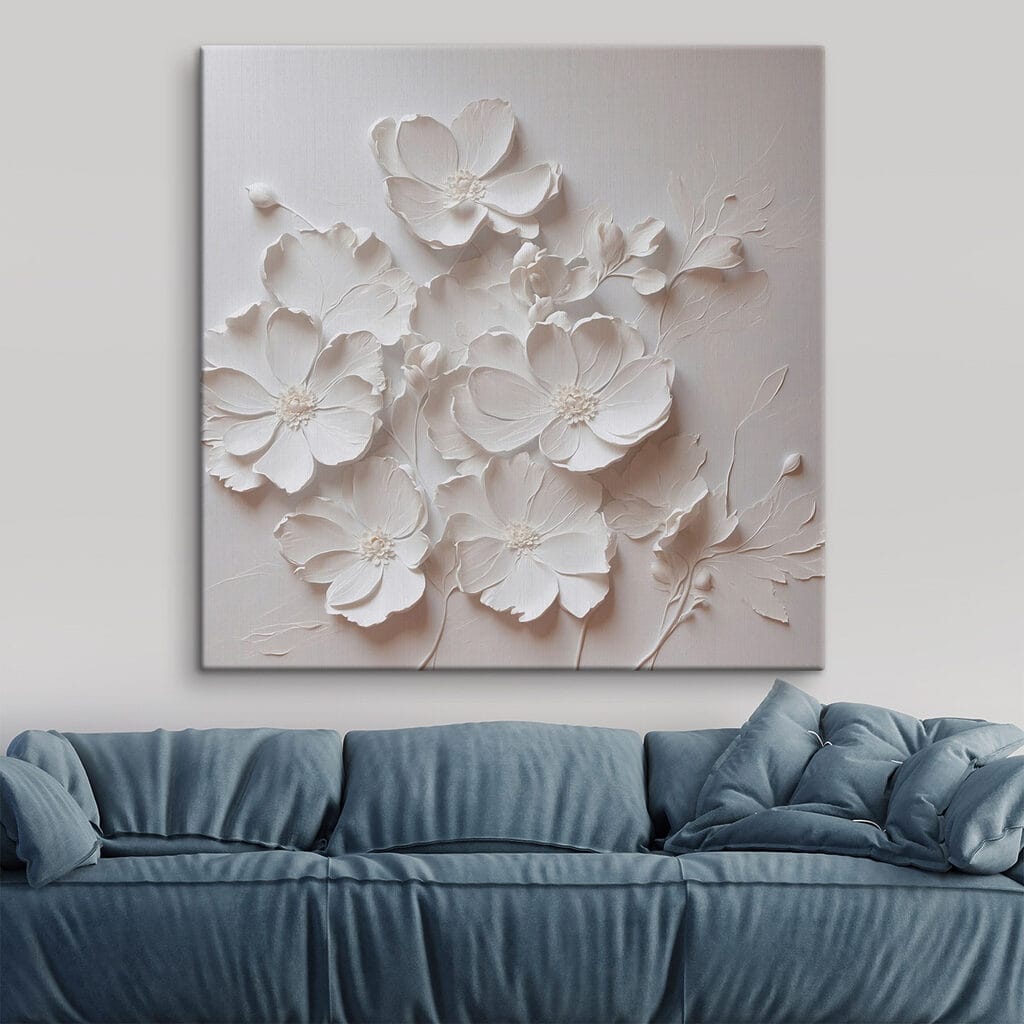 Fiori bianchi e ombre — ambiente 2