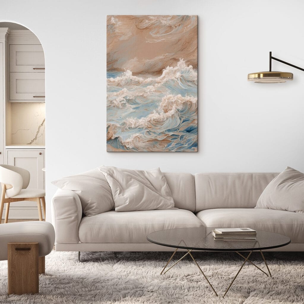 Spuma bianca sul mare — ambiente 2
