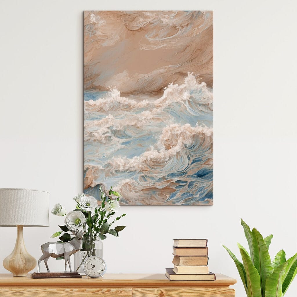 Spuma bianca sul mare — ambiente 1