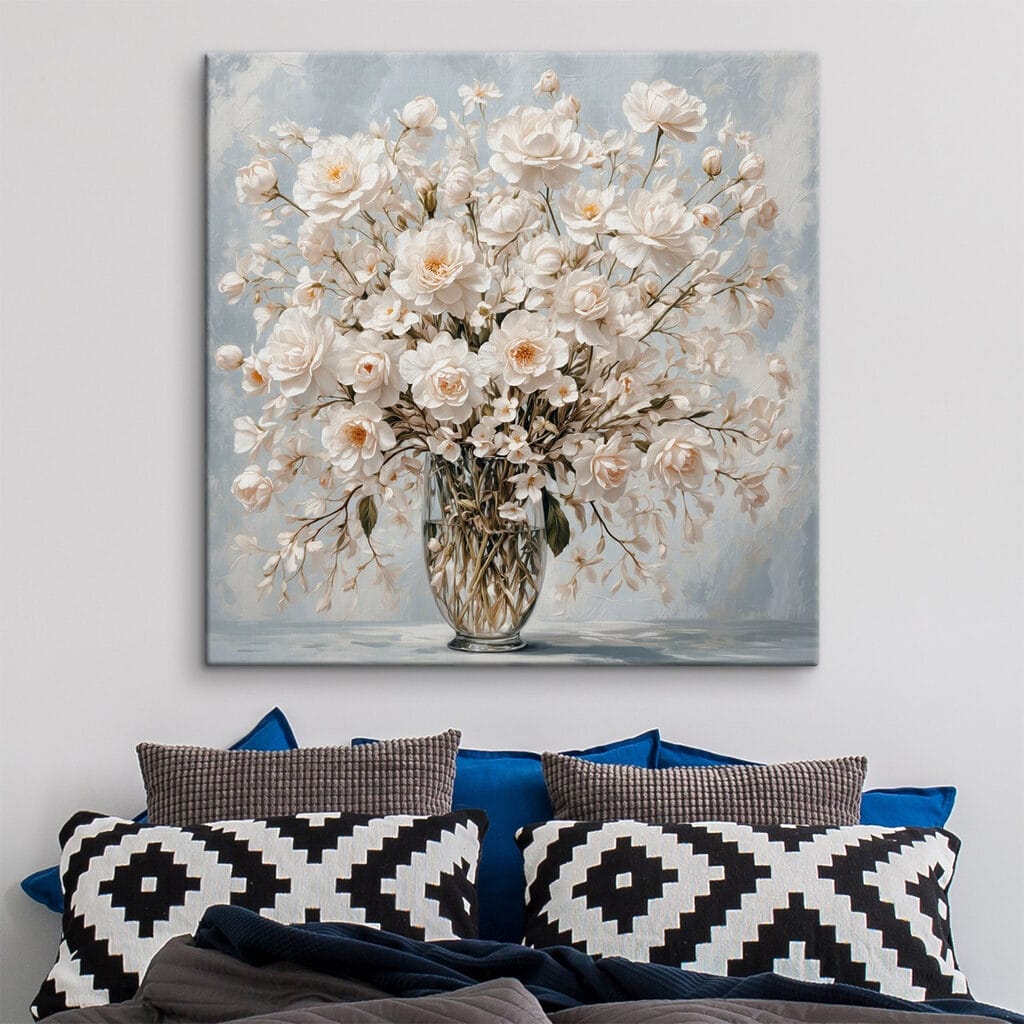 Bouquet bianco con rametti — ambiente 2