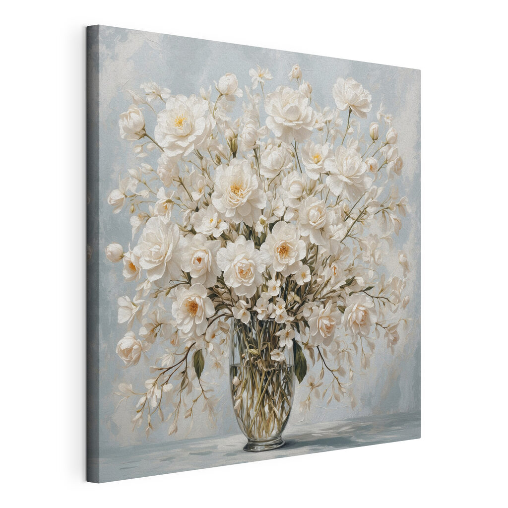 Bouquet bianco con rametti — vista del prodotto