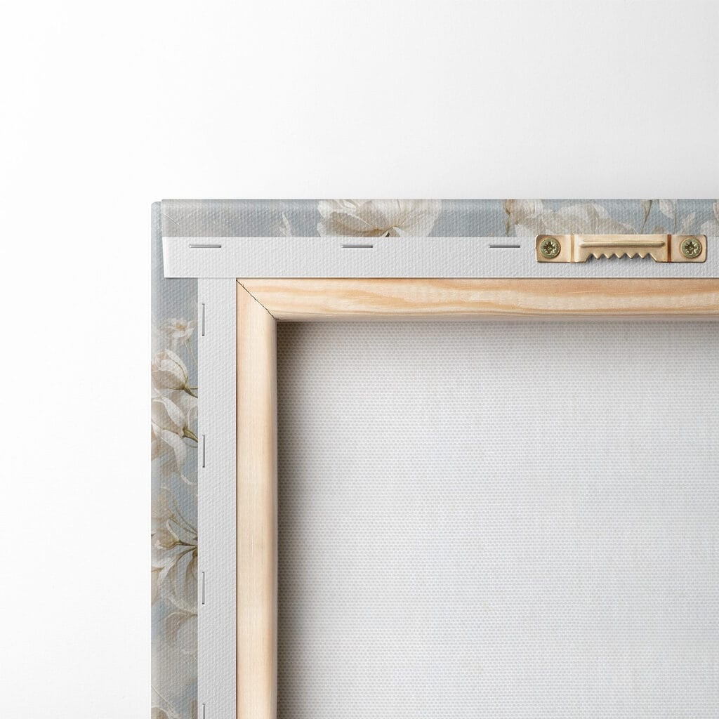 Bouquet bianco con rametti — retro
