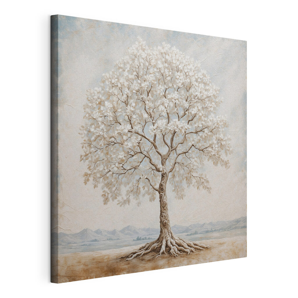 Albero con chioma bianca — vista del prodotto
